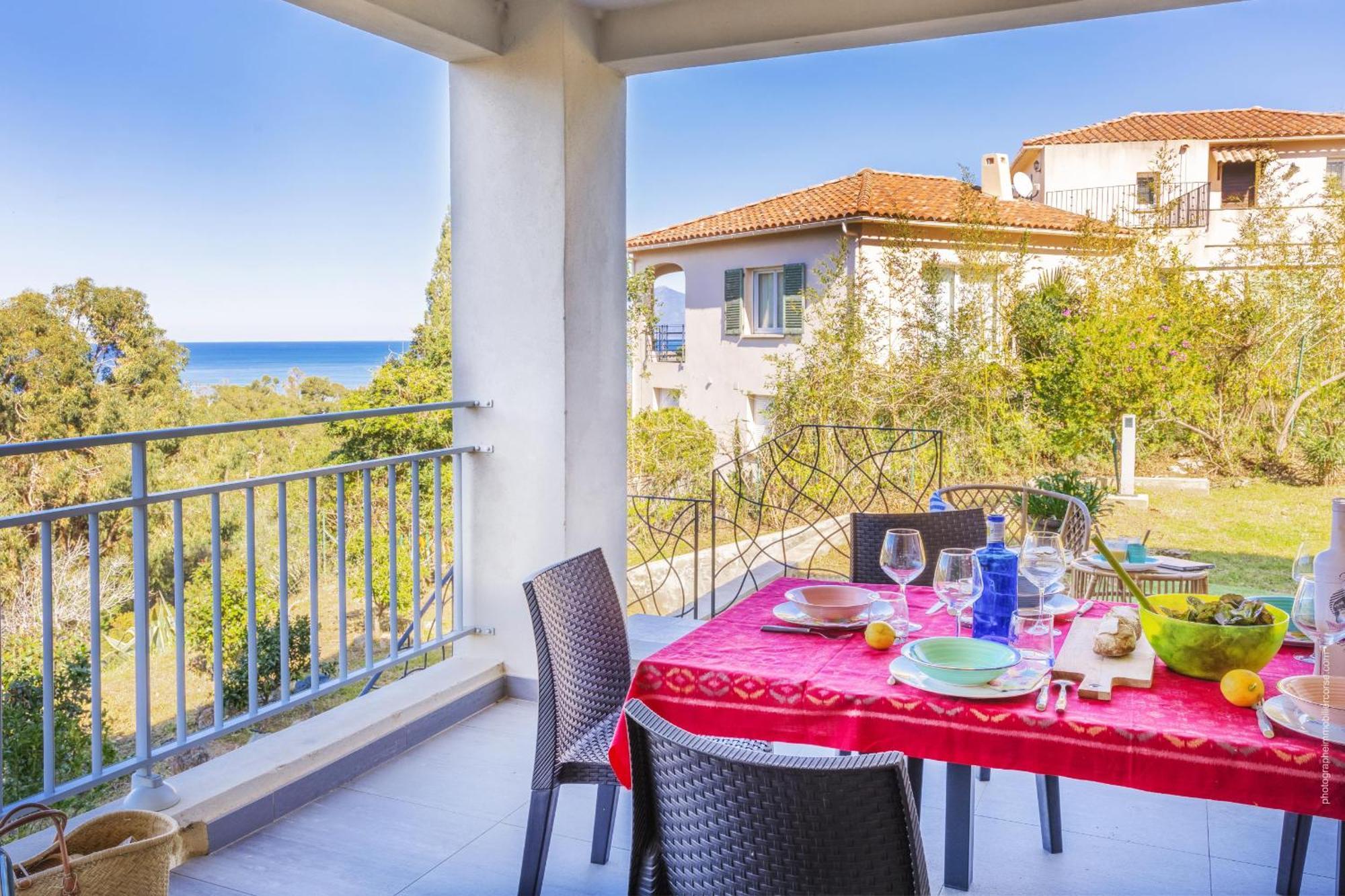 Appartement Vue Mer Fromontica Saint-Florent  Exterior photo